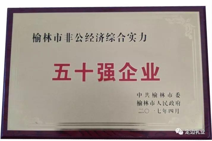 五十強(qiáng)企業(yè)