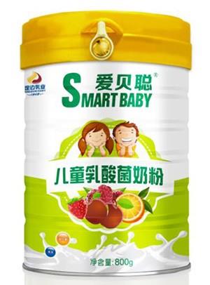 愛(ài)貝聰兒童乳酸菌奶粉800g罐