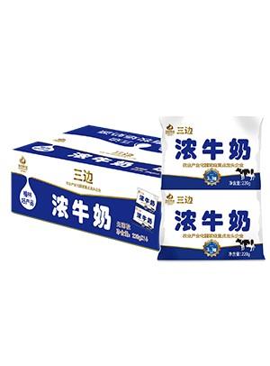 三邊濃牛奶